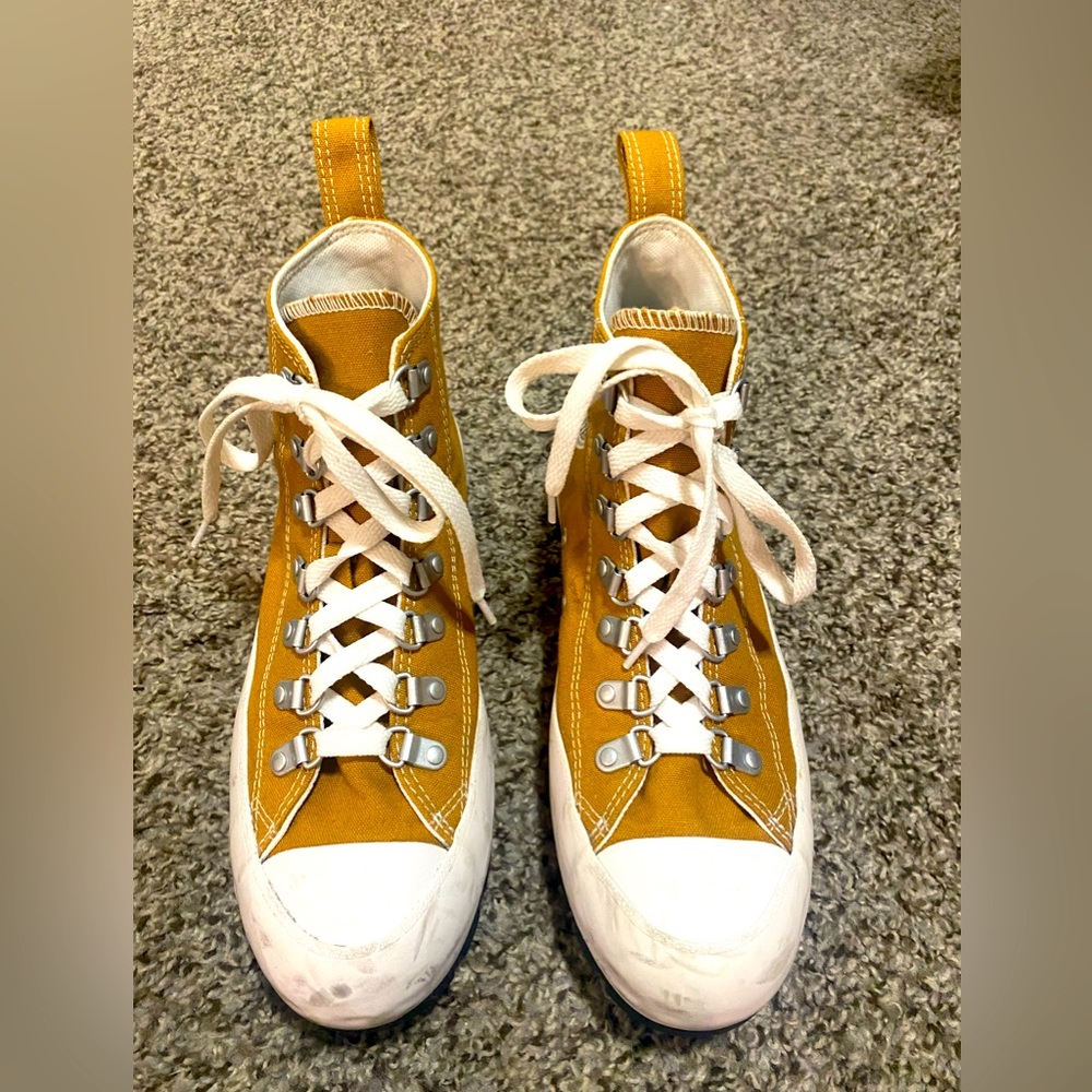 Covered Platform Shoes, size 7.5